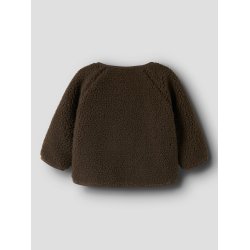 Lil' Atelier Jakke Baby Nalo Bia Sherpa Loose Dark Earth
