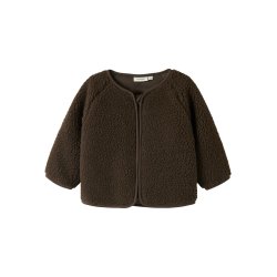 Lil' Atelier Jakke Baby Nalo Bia Sherpa Loose Dark Earth