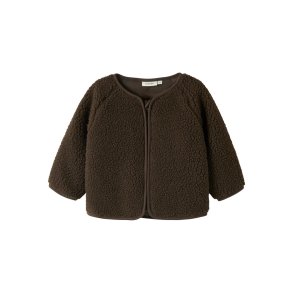 Lil' Atelier Jakke Baby Nalo Bia Sherpa Loose Dark Earth