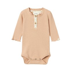 Lil' Atelier Body LS Frea Slim Rugby Tan