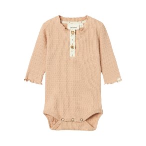 Lil' Atelier Body LS Frea Slim Rugby Tan
