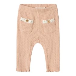 Lil' Atelier Leggins Baby frea Slim Rugby Tan