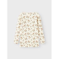Lil' Atelier Bluse Mini LS Gave Eli Slim Turtledove