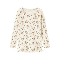 Lil' Atelier Bluse Mini LS Gave Eli Slim Turtledove