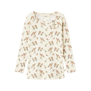 Lil' Atelier Bluse Mini LS Gave Eli Slim Turtledove