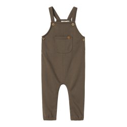 Lil' Atelier Smkbukser Baby London Loose Overall Shitake