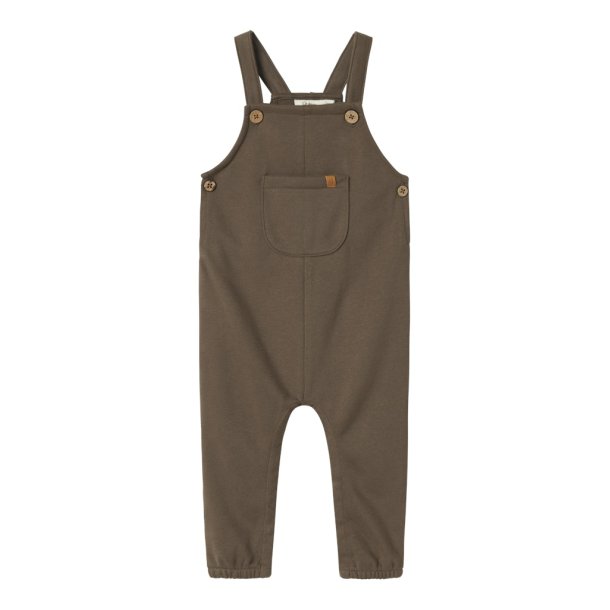 Lil' Atelier Smkbukser Baby London Loose Overall Shitake