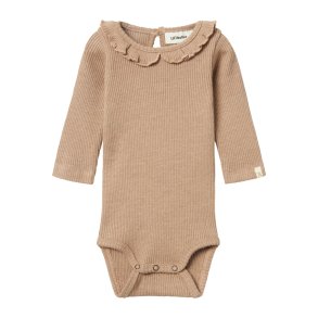 Lil' Atelier Body LS Sophia Sak Slim Rugby Tan