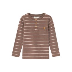 Lil' Atelier Bluse Mini LS Salim Slim Shitake