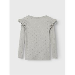 Lil' Atelier Bluse Mini LS Gago Kuo Slim Mirage Gray