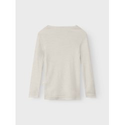 Lil' Atelier Uld Bluse Mini LS Nalu Slim Turtledove