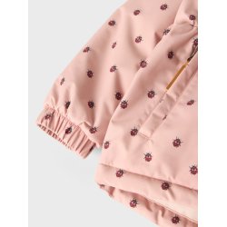 Lil' Atelier Vinterjakke Mini Snow05 Mariehne AOP Misty Rose