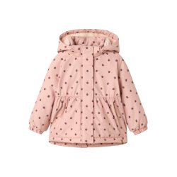 Lil' Atelier Vinterjakke Mini Snow05 Mariehne AOP Misty Rose