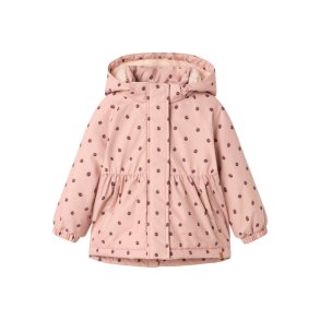 Lil' Atelier Vinterjakke Mini Snow05 Mariehne AOP Misty Rose