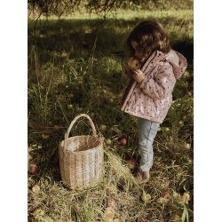 Lil' Atelier Vinterjakke Mini Snow05 Mariehne AOP Misty Rose