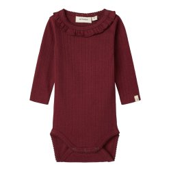 Lil' Atelier Body Baby LS Rachel Slim Red Dahlia