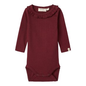 Lil' Atelier Body Baby LS Rachel Slim Red Dahlia