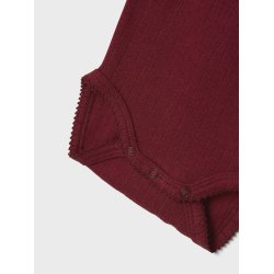 Lil' Atelier Body Baby LS Rachel Slim Red Dahlia