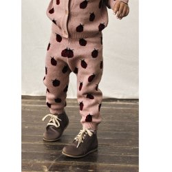 Lil' Atelier Strik Bukser Baby Lulio Misty Rose