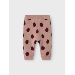 Lil' Atelier Strik Bukser Baby Lulio Misty Rose