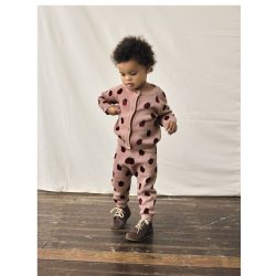 Lil' Atelier Strik Bukser Baby Lulio Misty Rose