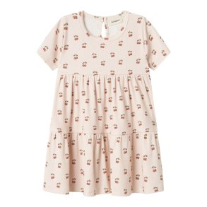 Lil' Atelier Kjole Mini LS Lavo Era Silver Peony