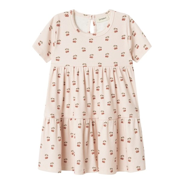 Lil' Atelier Kjole Mini LS Lavo Era Silver Peony