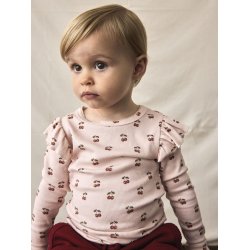 Name It Bluse Mini LS Lavo Eve Slim Silver Peony