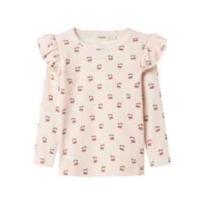 Name It Bluse Mini LS Lavo Eve Slim Silver Peony