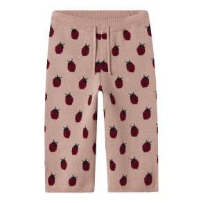 Lil' Atelier Strik Bukser Mini Lulio Wide Misty Rose