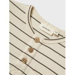 Lil' Atelier T-shirt LS Mini Geo Lim Slim Turtledove