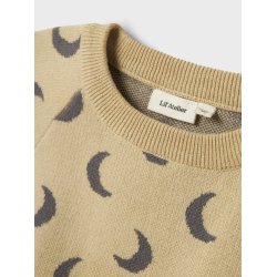 Lil' Atelier Strik Bluse Mini LS Lulio Mojave Desert