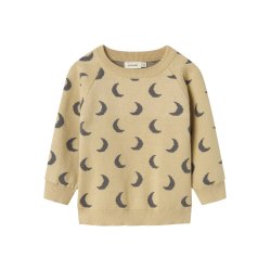 Lil' Atelier Strik Bluse Mini LS Lulio Mojave Desert