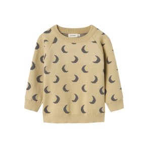 Lil' Atelier Strik Bluse Mini LS Lulio Mojave Desert
