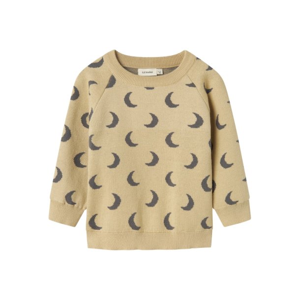 Lil' Atelier Strik Bluse Mini LS Lulio Mojave Desert