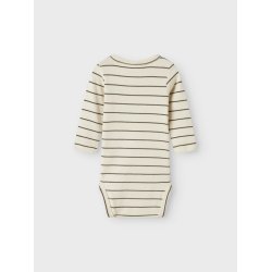Lil' Atelier Body LS Geo Lim Slim Turtledove