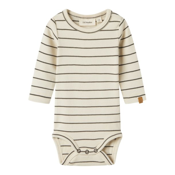 Lil' Atelier Body LS Geo Lim Slim Turtledove