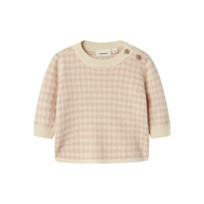 Lil' Atelier Bluse LS Strik Nadie Loose Cameo Rose