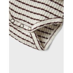 Lil' Atelier Kjolebody LS Sophia Hot Chocolate