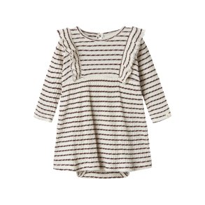 Lil' Atelier Kjolebody LS Sophia Hot Chocolate