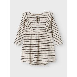 Lil' Atelier Kjolebody LS Sophia Hot Chocolate