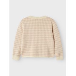 Lil' Atelier Strik Bluse Mini LS Nadie Loose Cameo Rose