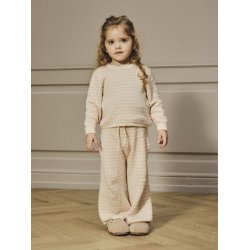 Lil' Atelier Strik Bluse Mini LS Nadie Loose Cameo Rose