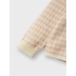 Lil' Atelier Strik Bluse Mini LS Nadie Loose Cameo Rose