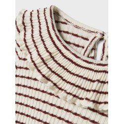 Lil' Atelier Bluse Mini LS Sophia Slim hot Chocolate