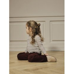 Lil' Atelier Bluse Mini LS Sophia Slim hot Chocolate