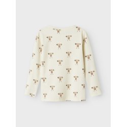 Lil' Atelier T-shirt LS Mini Lavo Enk Slim Turtledove