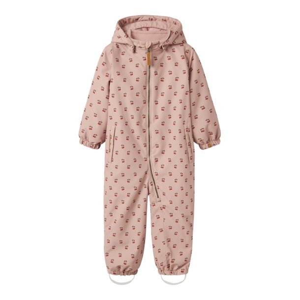 Lil' Atelier Flyverdragt Mini Snow10 Suit AOP Misty Rose