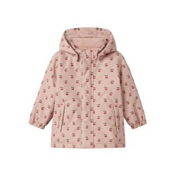Lil' Atelier Vinterjakke Mini Snow10 AOP Misty Rose
