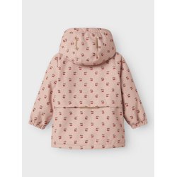 Lil' Atelier Vinterjakke Mini Snow10 AOP Misty Rose